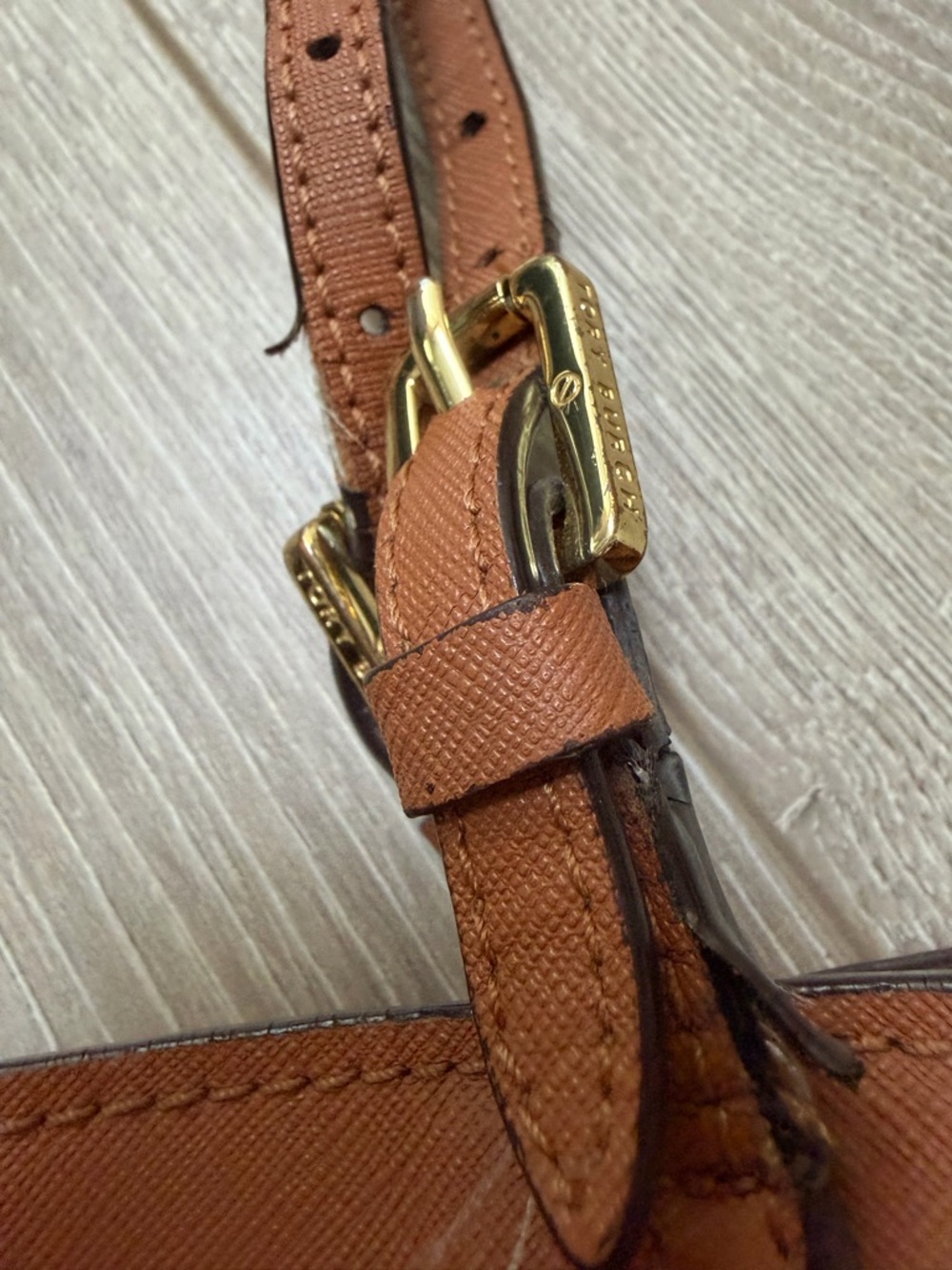 Tory Burch York Buckle Tote leather classic staple workwear gold preppy original - Picture 3 of 9